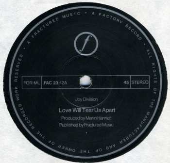 LP Joy Division: Love Will Tear Us Apart