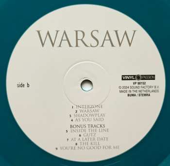 LP Joy Division: Warsaw CLR