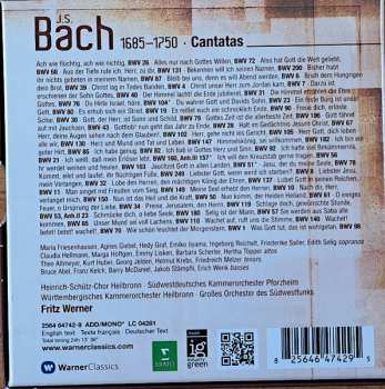 20CD/Zestaw pudełkowy Johann Sebastian Bach: Cantatas