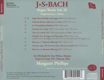 CD Johann Sebastian Bach: Organ Works Vol. IX