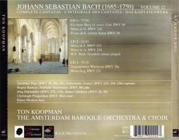 3CD Johann Sebastian Bach: Cantatas Vol. 22