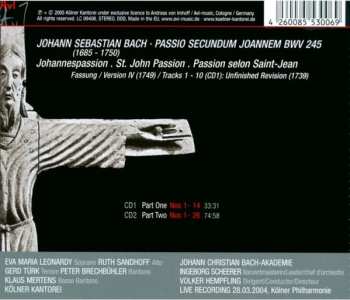2CD Johann Sebastian Bach: Johannespassion