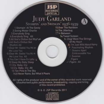 4CD/Zestaw pudełkowy Judy Garland: Smilin' Through : The Singles Collection 1936-1947