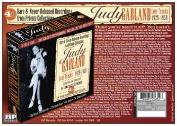 4CD/Zestaw pudełkowy Judy Garland: Lost Tracks 1929 - 1959