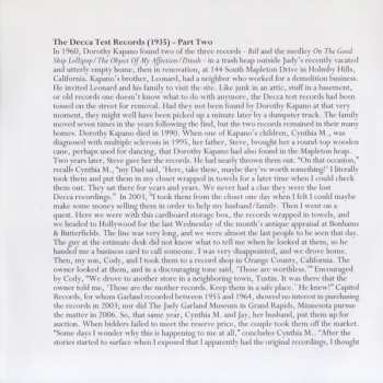 4CD/Zestaw pudełkowy Judy Garland: Lost Tracks 1929 - 1959