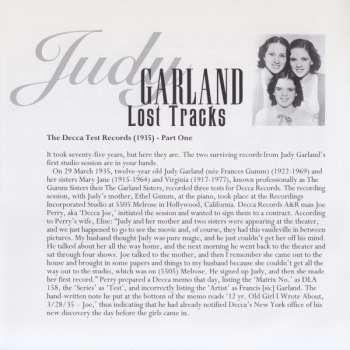 4CD/Zestaw pudełkowy Judy Garland: Lost Tracks 1929 - 1959