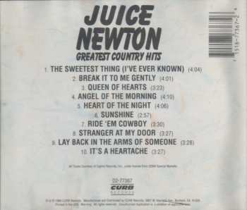 CD Juice Newton: Greatest Country Hits