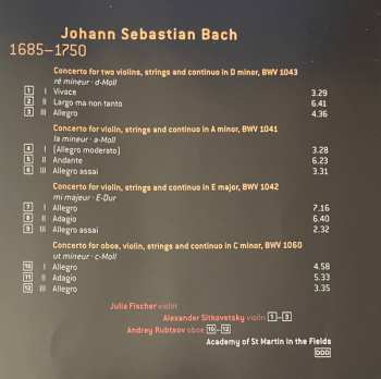 CD Johann Sebastian Bach: Bach Concertos