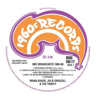 LP Julie Driscoll, Brian Auger & The Trinity: BBC Broadcasts 1966-68