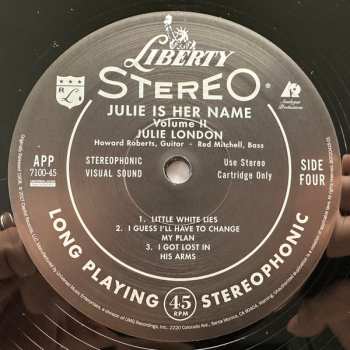2LP Julie London: Julie Is Her Name Volume II