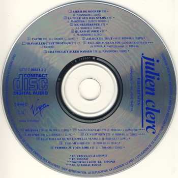 CD Julien Clerc: Préférences