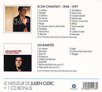 2CD/Zestaw pudełkowy Julien Clerc: Si On Chantait 1968 - 1997 / Les Raretés