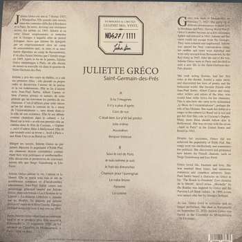 LP Juliette Gréco: Saint-Germain-des-Prés CLR