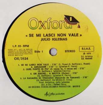 3LP/Zestaw pudełkowy Julio Iglesias: Special