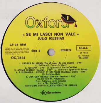 3LP/Zestaw pudełkowy Julio Iglesias: Special