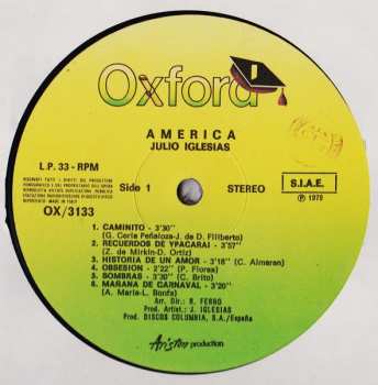 3LP/Zestaw pudełkowy Julio Iglesias: Special