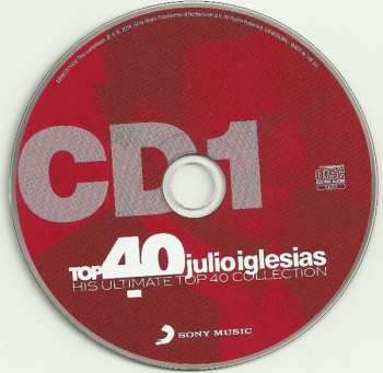 2CD Julio Iglesias: Top 40 Julio (His Ultimate Top 40 Collection)