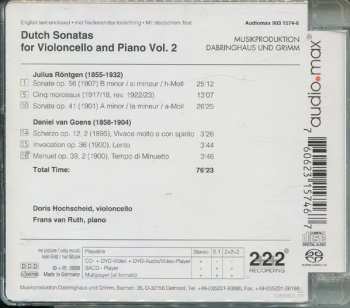 SACD Julius Röntgen: Dutch Cello Sonatas Vol. 2