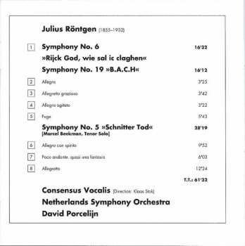 CD Consensus Vocalis: Symphonies 6, 5 & 19