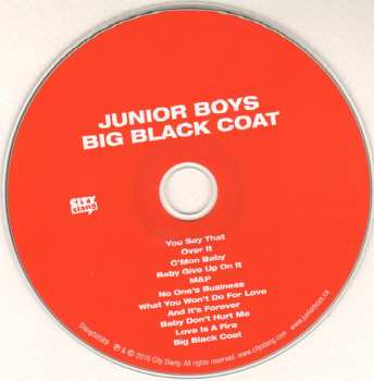 CD Junior Boys: Big Black Coat