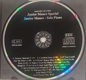 CD Junior Mance: Junior Mance Special