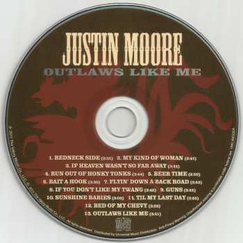 CD Justin Moore: Outlaws Like Me