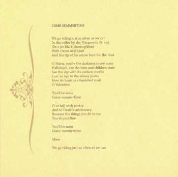 CD Justin Rutledge: The Devil On A Bench In Stanley Park