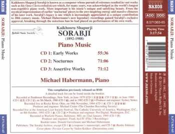 3CD Kaikhosru Shapurji Sorabji: Piano Music - Early Works · Nocturnes · Assertive Works