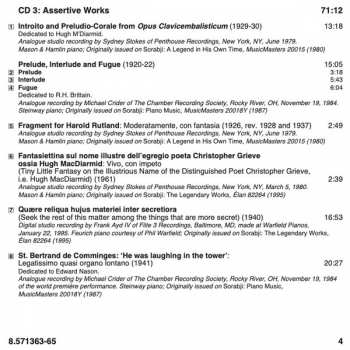 3CD Kaikhosru Shapurji Sorabji: Piano Music - Early Works · Nocturnes · Assertive Works