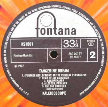 LP Kaleidoscope: Tangerine Dream CLR | LTD