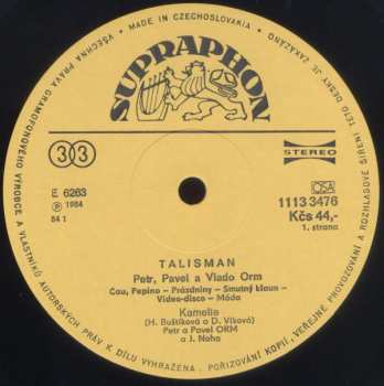 LP Kamelie: Talisman