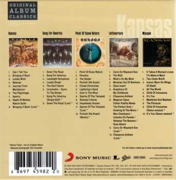 5CD/Zestaw pudełkowy Kansas: Original Album Classics