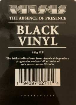 2LP Kansas: The Absence Of Presence
