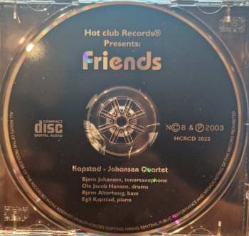 CD Kapstad-Johansen Quartet: Friends