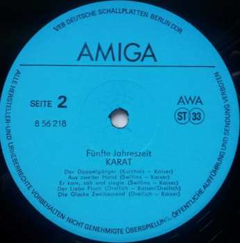 LP Karat: Fünfte Jahreszeit