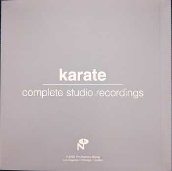 8CD/Zestaw pudełkowy Karate: Complete Studio Recordings