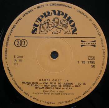 LP Karel Gott: '76