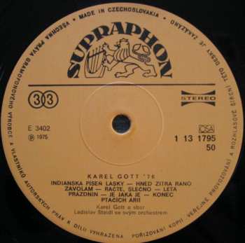 LP Karel Gott: '76