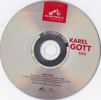 3CD/Zestaw pudełkowy Karel Gott: Karel Gott
