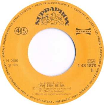 SP Karel Gott: Měl Jsem Rád A Mám ✽ Tvůj Stín Se Má