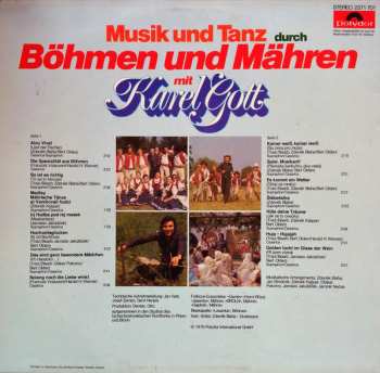 LP Karel Gott: Musik Und Tanz Durch Böhmen Und Mähren Mit Karel Gott