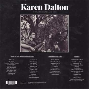 4LP/3CD/Zestaw pudełkowy Karen Dalton: Recording is the Trip – The Karen Dalton Archives CLR