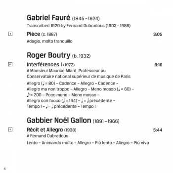 CD Karen Geoghegan: French Bassoon Works