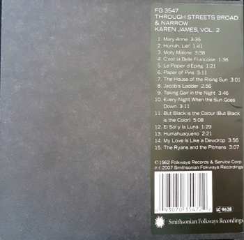 CD Karen James: Through Streets Broad And Narrow