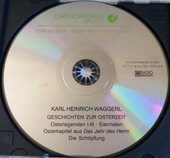 CD Karl Heinrich Waggerl: Und Er Sah Das Grün Der Erde (Geschichten Zur Osterzeit)