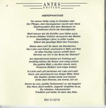 CD Württembergische Philharmonie Reutlingen: Abendphantasie /  Metamorphosen