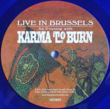 LP Karma To Burn: Live In Brussels LTD | CLR