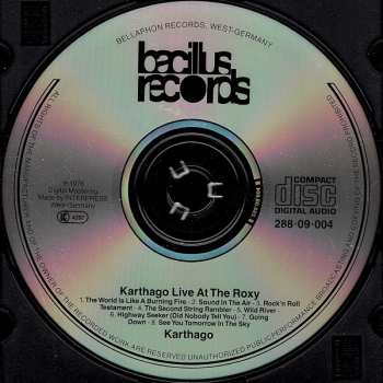 CD Karthago: Live At The Roxy