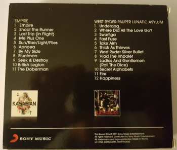 2CD/Zestaw pudełkowy Kasabian: Empire /  West Ryder Pauper Lunatic Asylum
