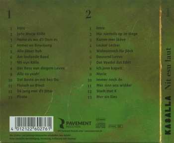 2CD Kasalla: Nit esu laut - live mit Orchester